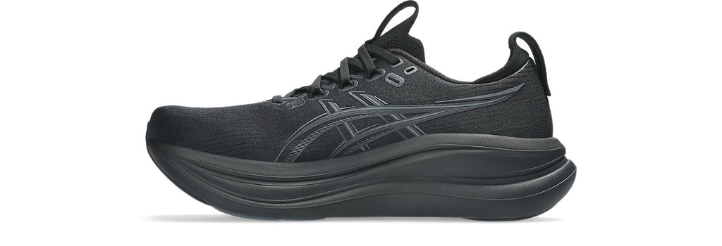Asics Gel-Nimbus 28 Black Graphite Grey - vue médiale