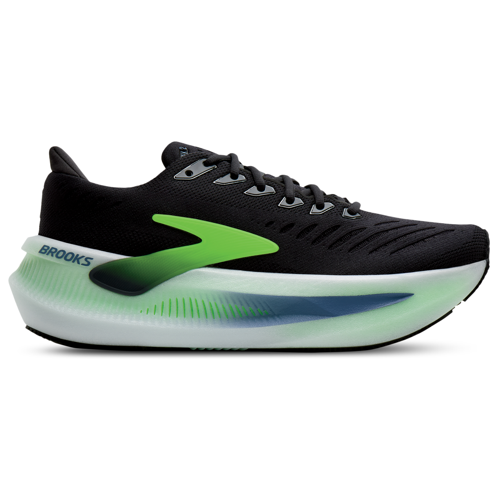 Brooks Glycerin Max 2 White Black Nightlife - vue latérale