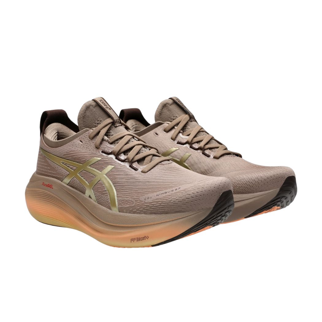 Asics Gel-Nimbus 27 Luxe Men's Running Shoes - Taupe Grey