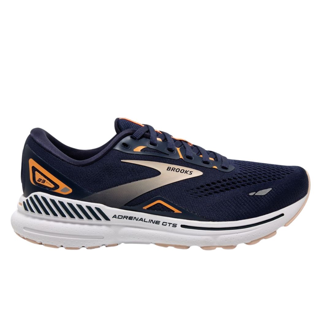 Brooks Adrenaline GTS 23 Women's Running Shoes - Peacoat Tangerine Peach