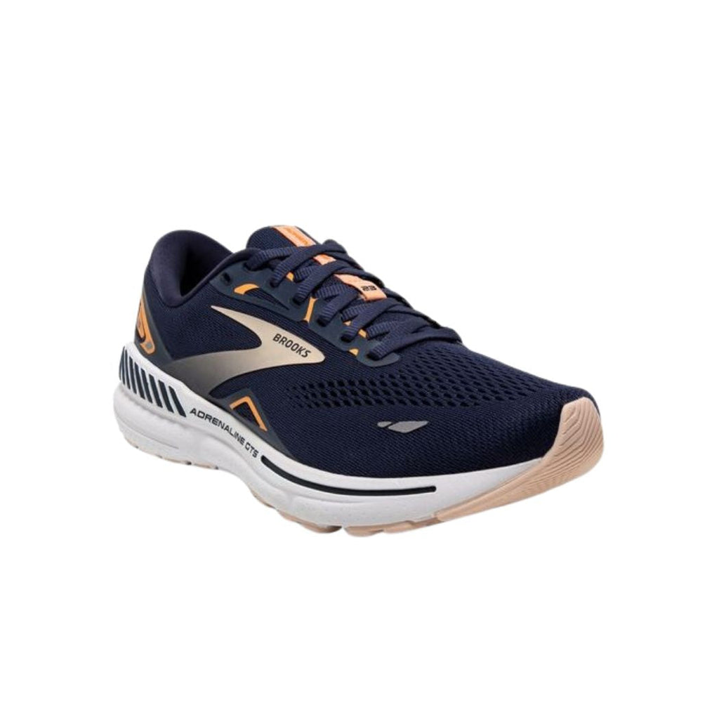 Brooks Adrenaline GTS 23 Women's Running Shoes - Peacoat Tangerine Peach