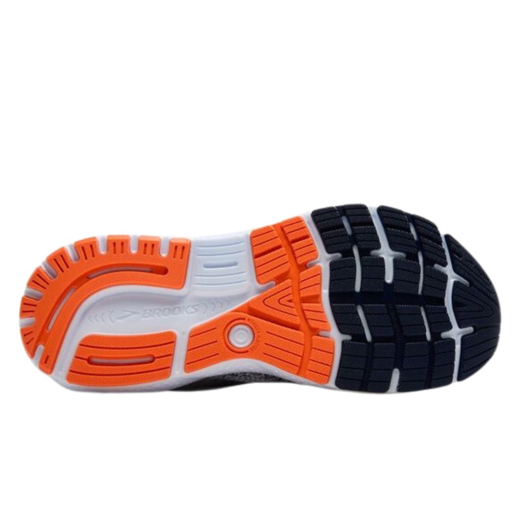 Brooks Ghost 16 Running Shoes - White Peacoat Orange