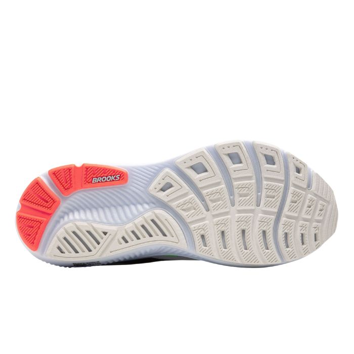 Brooks Ghost 17 Men's Running Shoes - White Pink Clay Gecko