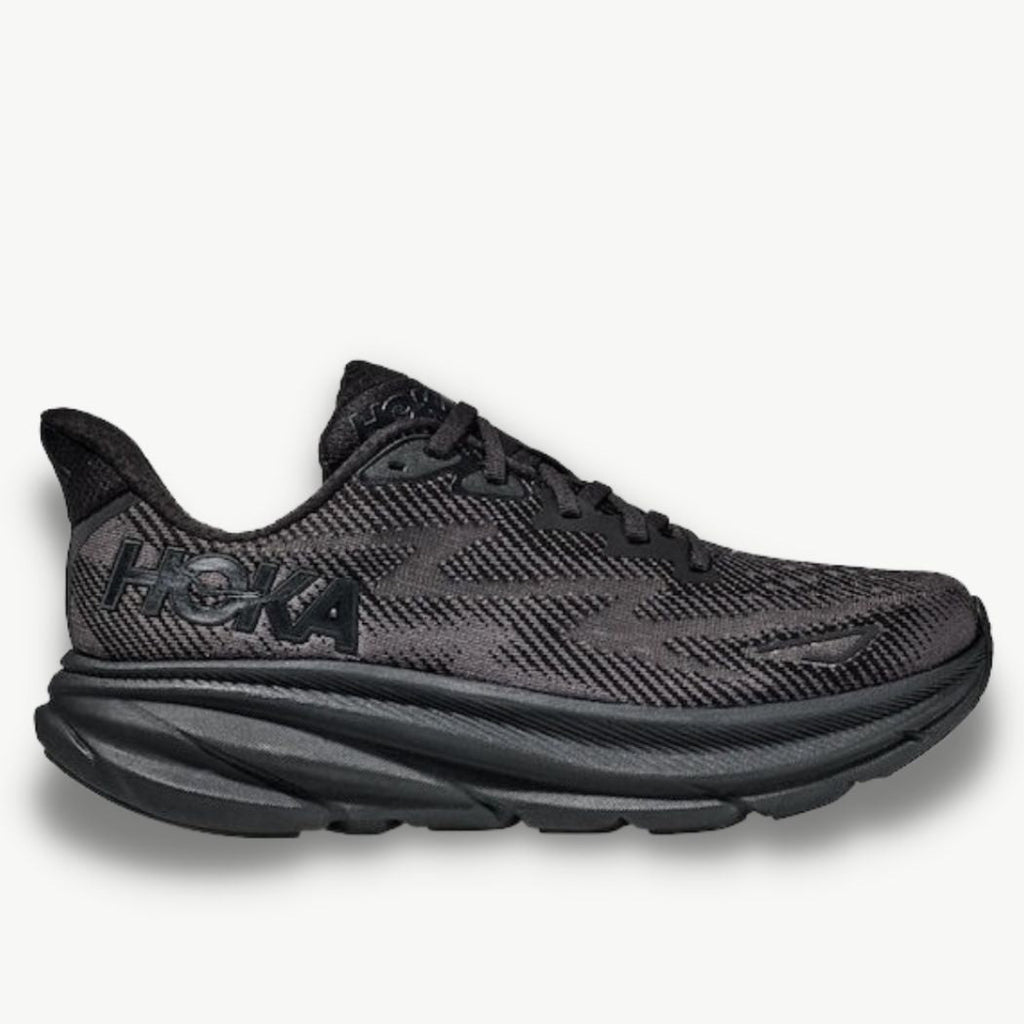 Hoka Clifton 9 Running Shoe - Black Black