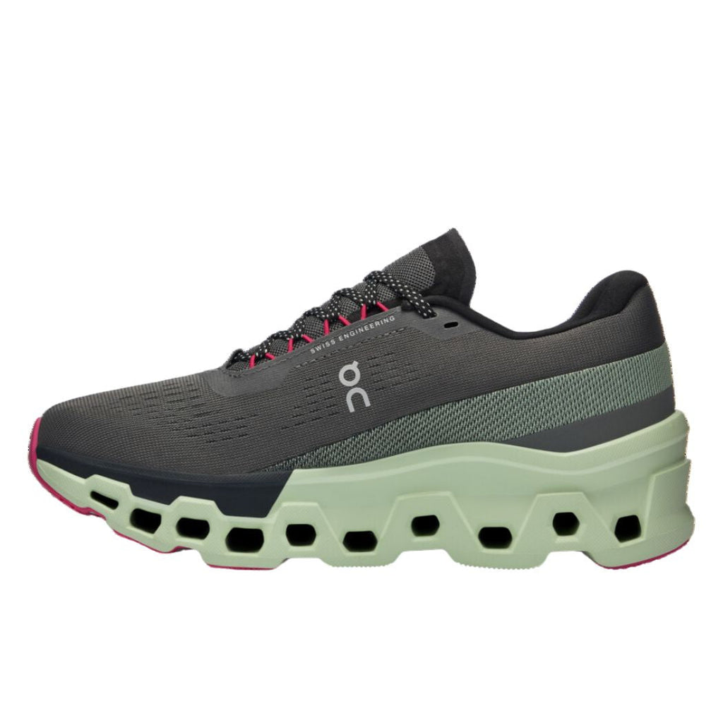 On Cloudmonster 2 Running Shoes - Asphalt Lima