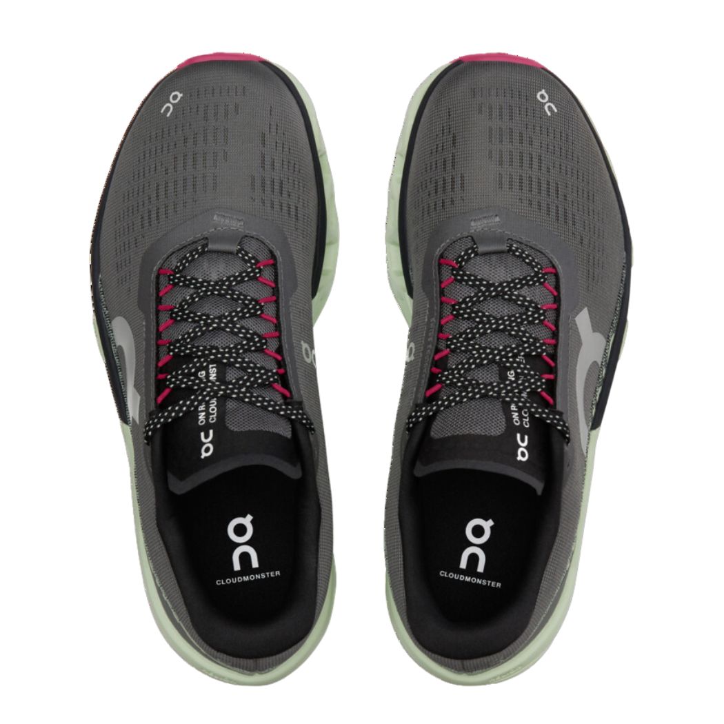 On Cloudmonster 2 Running Shoes - Asphalt Lima