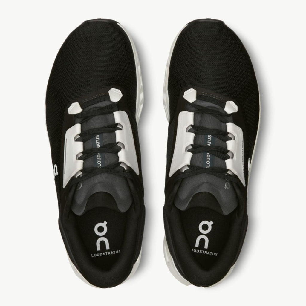 On Cloudstratus 3 Men's Running Shoes - Black Frost