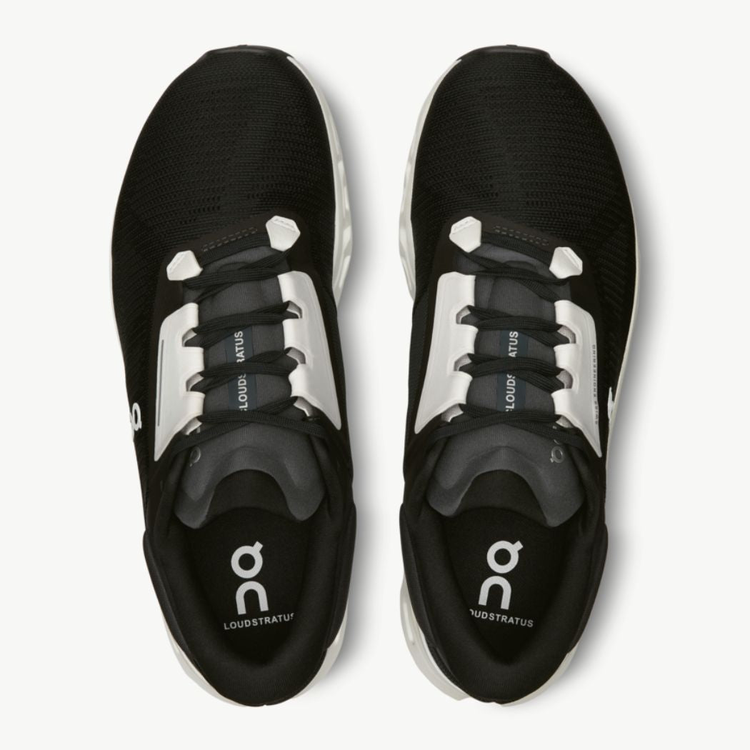 On Cloudstratus 3 Men's Running Shoes - Black Frost