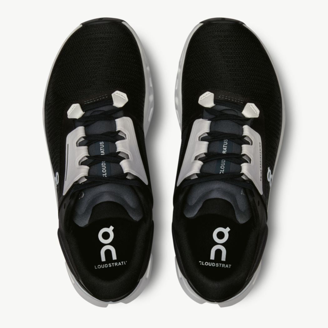 On Cloudstratus 3 Women's Running Shoes - Black Frost