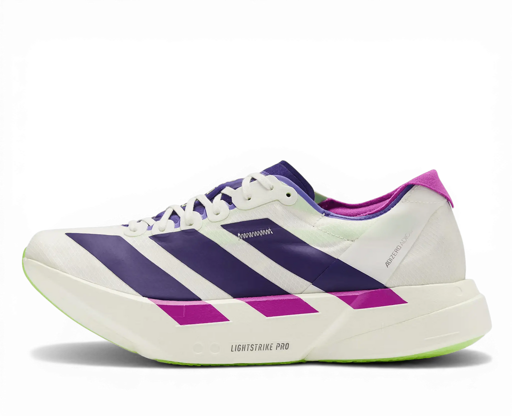 Adidas Adizero Adios Pro 4 White Purple Lime