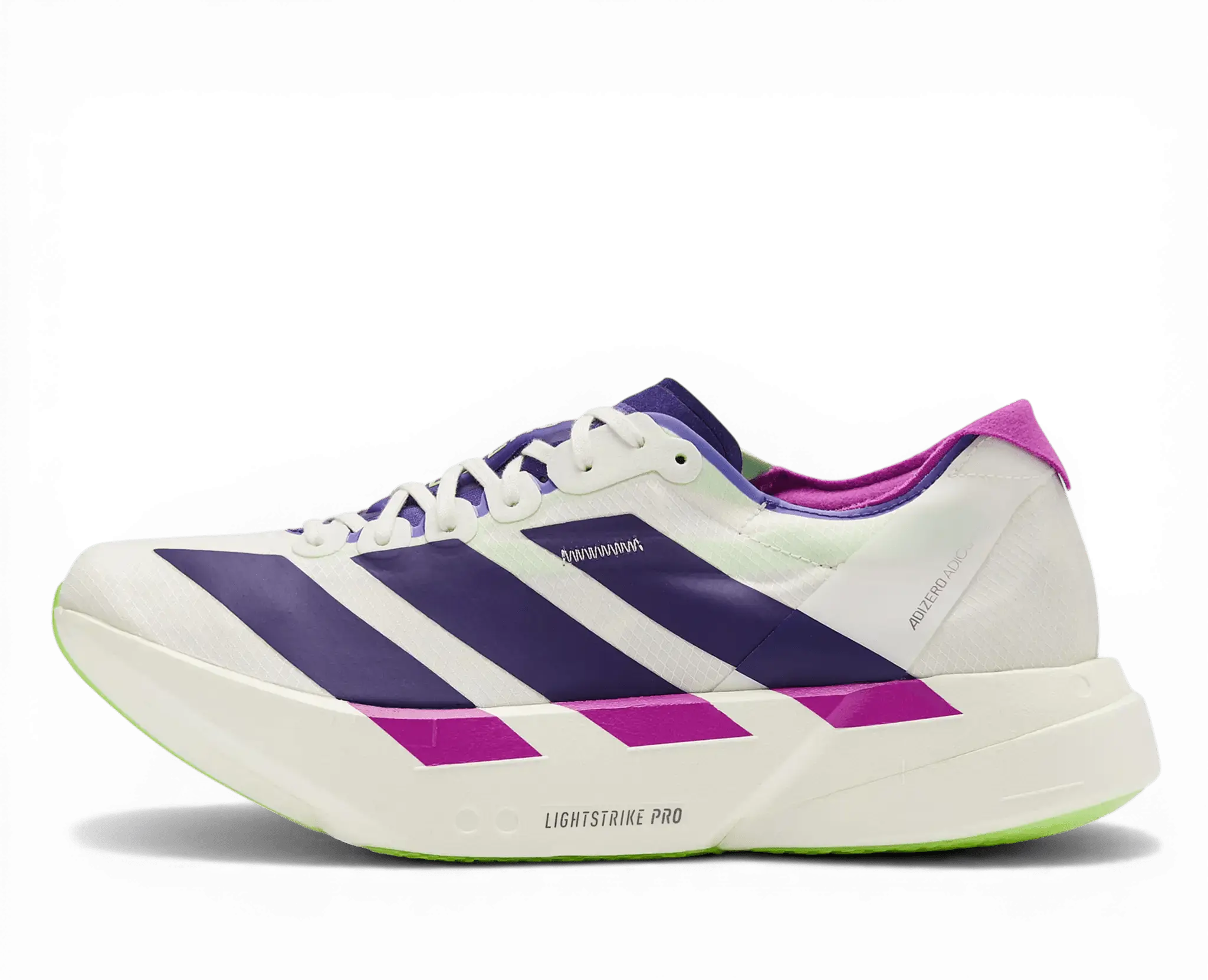 Adidas Adizero Adios Pro 4 White Purple Lime