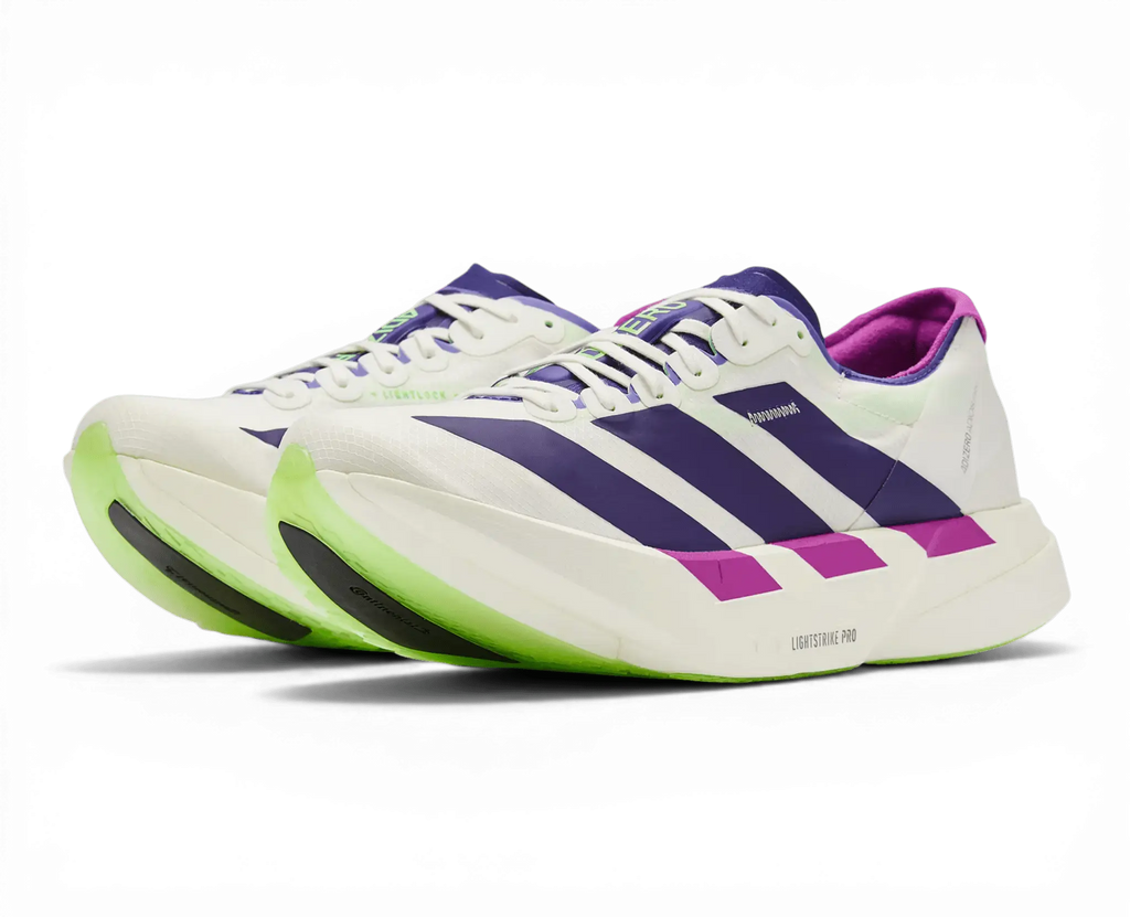 Adidas Adizero Adios Pro 4 White Purple Lime