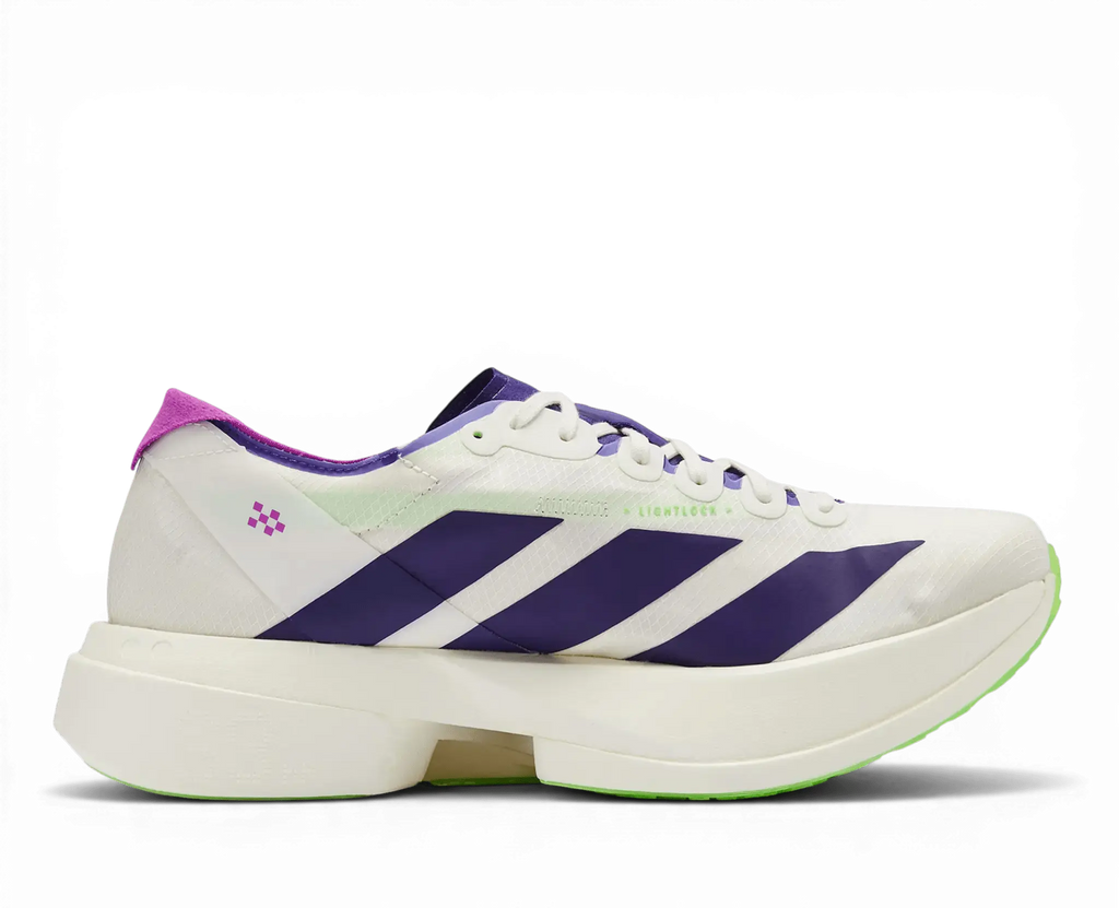 Adidas Adizero Adios Pro 4 White Purple Lime