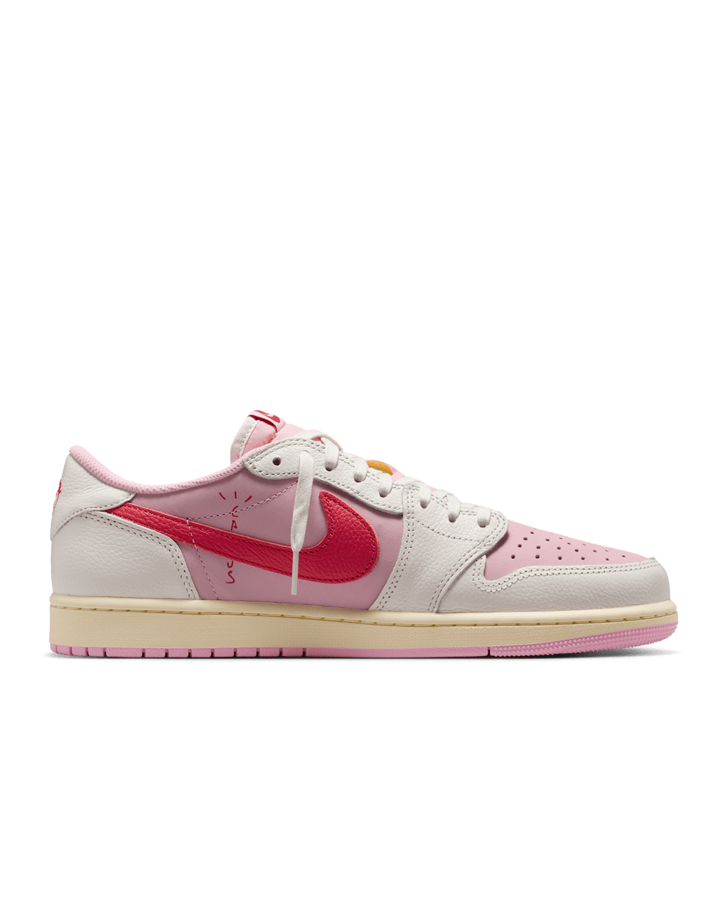Air Jordan 1 Low x Travis Scott Shy Pink