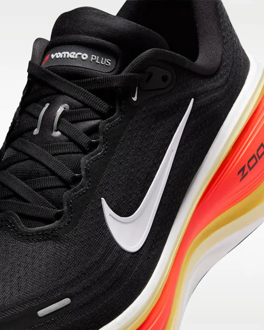 Nike Vomero Plus Black Bright Crimson