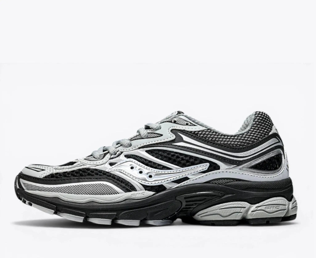 Saucony ProGrid Omni 9 Black Silver Retro Runner